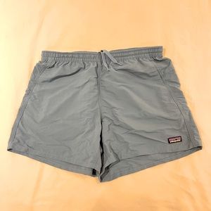 Patagonia 5” Womens Baggies, size M, Lago Blue colourway